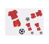 4 x 'The Fun Of Football ' Temporary Tattoos - Water Resistant, Skin-Safe, Non-Toxic Transfers, Mixed Sizes (TO00081884)