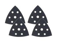 4 x Trade-Shop Replacement hook-and-loop fastener 93 x 93 x 93 mm Self-Adhesive Triangle Compatible with Bosch PDA 100, PDA 120, PDA 180, PDA 240 EPMF 220 CEPMF 350 CES Delta Sander Sanding Plate