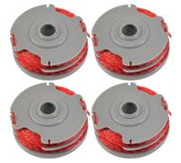 4 X Trimmer Strimmer Spool & Line Double Autofeed Compatible With Flymo Fly021 By Ufixt