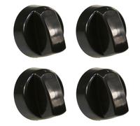 4 X UNIVERSAL HOTPOINT Cooker Oven Hob CONTROL KNOBS BLACK