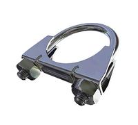 4 x Universal U Bolt Clamps/Heavy Duty Exhaust Clamp/TV Sky Aerial Pipe [ 89mm ]
