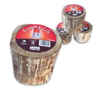 4 X Warma Kiln Dried Evening Lite Outdoor Garden Camping Cooking Long Burn Swedish Torch