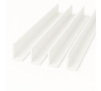 White 1 Metre UPVC Plastic Rigid Angle 70 x 30mm Corner Cover Trim 90 Degree (4)