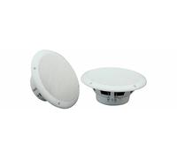 4 x White 6.5" 100W 8 Ohm Dual Cone Moisture Resistant Ceiling Speakers Bathroom