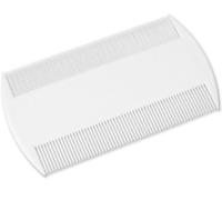 4 x White Durable Double Sided Nit Combs for Head Lice Dectection Comb with Holder (also ideal for Pet Flea) its removes Nits, Lice and Fleas and eggs i.e. Grooming Hair Comb Fine Toothed Headlice Comb