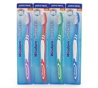 4 x Wisdom Smokers Extra Hard Brush Toothbrush (Previously Addis) Wisdom