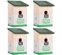 Natures Market BF017 Wooden Wood Small Wild Bird House Hanging Nesting Box
