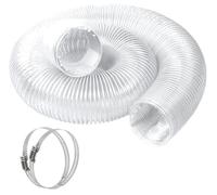 4"x10' Dust Collection Hose, 4 Inch Collector Flexible Tube with 2 1/2" Port Puncture Resistant PVC Dust Fume Collection Hose for Woodworking Welding Extraction Abrasion Resistant Heavy Duty Design