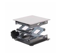 4"x4" Aluminum Lift Table for Woodworking, Adjustable Lifting Stand Rack, Workbench Platform, 100x100mm Stainless Steel Support for Labs & Worhops