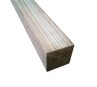 4"x4" Tanalised Wooden Fence Post 1.8m in Various Pack Sizes (95mm x 95mm x 1800mm) (1)