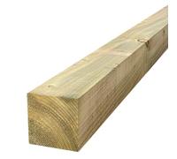 4"x4" Wooden Fence Post, 6ft 100mm Square Timber Garden Building Material