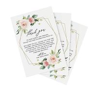 4"x6" 50 Pieces Thank You Place Cards, Table Place Setting Cards for Weddings, Receptions, Rehearsals, Dinner Parties, Events and Celebrations, Wedding Must Haves for Reception, Wedding Favors for