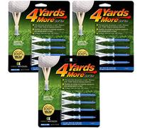 4 Yards More Golf Tee (3 1/4") 3 Pack (12 Tees)