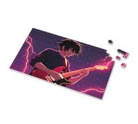 4 Year Old Boy Gift A Person Playing An Electric Guitar With Lightning Effects Picture Puzzle 500 Piece Puzzles Toddler Puzzles Ages 2-4(300PCS)