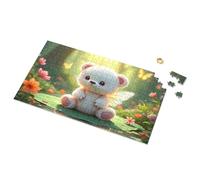 4 Year Old Boy Gift Adorable Fairy Bear In A Magical Garden Picture Puzzle 300 Piece Puzzle Toddler Puzzles Ages 2-4(1000PCS)
