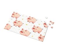 4 Year Old Boy Gift Cutie Pigs In Starry Sky Picture Puzzle 300 Piece Puzzles 500 Piece Puzzles For Adults(500PCS)