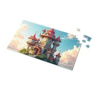 4 Year Old Boy Gift Fantasy Castle In The Sky Picture Puzzle Puzzles For Kids Ages 4-6 Spot It Game For Kids(1000PCS)