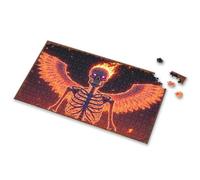 4 Year Old Boy Gift Happy Halloween Spooky Halloween Skulls Picture Puzzle Gift For 4 Year Old Boy 300 Piece Puzzles(300PCS)