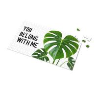 4 Year Old Boy Gift Monstera Heart: You Belong With Me Picture Puzzle 300 Piece Puzzle Toddler Puzzles Ages 2-4(500PCS)