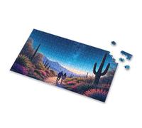 4 Year Old Girl Birthday Gifts A Couple Walks Hand In Under A Starry Sky Picture Puzzle Toys For Ages 8-13 500 Piece Puzzles(500PCS)