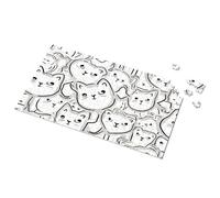 4 Year Old Girl Birthday Gifts Kitty Cat Invasion: A Furry Frenzy Picture Puzzle Outfoxed Game For Kids Easter Gifts For Adults(300PCS)