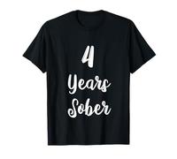4 Years Sober - Celebrate Sobriety T-Shirt