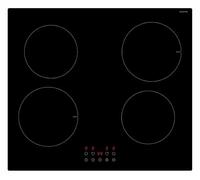4 Zones Electric Induction Hob with Powerful Boost Function, STARCHARTS Built-in Electric Hob 4 burners,59cm cooktops with 9 Power Levels, 99 Minutes Timer, Child Lock, Safety Residual Heat Indicator