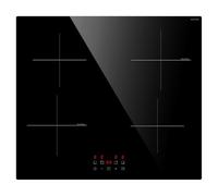 4 Zones Electric Induction Hob with Powerful Boost Function, STARCHARTS Built-in Electric Hob 4 burners,59cm cooktops with 9 Power Levels, 99 Minutes Timer, Child Lock, Safety Residual Heat Indicator