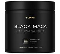 40,000mg Organic Black Maca Root 40X Strength Testosterone Supplement for Men + Ashwaganhda - Highest Potency Black Maca Root Capsules for