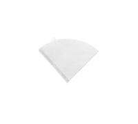40/100pcs U-Shaped Coffee Filter Paper Hand-Brewed Special Conical Wood Pulp 1-4 Cups Portable Coffee Maker Parts(V02-100PCS)