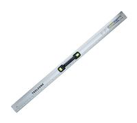 40" (1m) Aluminium Ruler With Handles + Spirit Level Metric Imperial Egde Scale