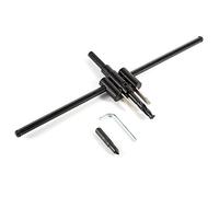 40-300mm Adjustable Circle Hole Cutter Saw Kit, Drywall Hole Saw Cutter Drill Bit Tool for Plaster Plastic Plywood