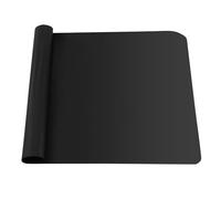 40×30cm Black Non-Stick Silicone Pastry Baking Mat, Table Placemats, Dough Rolling Kneading Mat, Fondant Icing Mat, Art Craft Mat for Epoxy Resin, Heat Resistant Countertop Protector