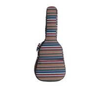 40/41 Inch Electric Guitar Case Ethnic Knitting Style Classical Thickened Internal Waterproof Backpack Fits Guitars(Color 03)