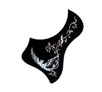 40/41 Inch PVC Folk Classical Guitar Pickguard Anti-scratch Plate Guitar Pickguard Sound Hole Sticker Acoustic Guitar Pickguards (Color : 07)