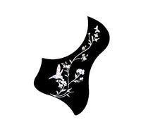 40/41 Inch PVC Folk Classical Guitar Pickguard Anti-scratch Plate Guitar Pickguard Sound Hole Sticker Acoustic Guitar Pickguards (Color : 03)