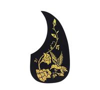 40/41 Inch Strumming Anti-scratch Board Teardrop-shaped Folk Guitar Pickguard(Gold)