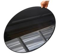 40-43-45-55-80cm Tempered Thick Glass Surface,Thick Flat Polish Edge Tempered,Round Glass Table Top,for Furniture Protection(42CM(16.5IN))