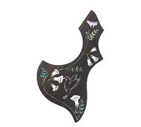 40-43 Inch Acoustic Guitar Pickguard Rosewood Inlaid Abalone Shell Pickguard Acoustic Guitar Pickguards (Color : 03)