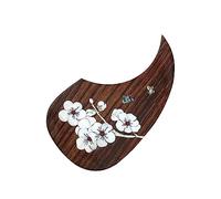 40-43 Inch Acoustic Guitar Pickguard Rosewood Inlaid Abalone Shell Pickguard Acoustic Guitar Pickguards (Color : 01)