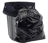 40-45 Gallon Trash Bags (2 MIL - Pack of 50) 40" x 46" - Large Heavy Duty Can Liners - Plastic Black Garbage Bags for Lawn, Leaf, Contractor, Yard, Outdoor use