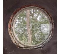 40 50 60 70 80 90 100cm Dia Circular Rotating Window - Flush Mount Round Shed Window With Tempered Glass - 360° Rotatable Replacement Basement Windows For Sheds/Home(White,Dia 95cm/37.4in/3.