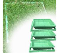 40 50 60 70 80 Cm Width Strong Load-Bearing Invisible Manhole Cover, Embedded Septic Tank Lid For Gardens/driveways/domestic, Lawn Manhole Basin Cover(3 pcs,L W 70cm x 70cm)