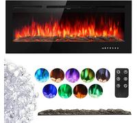40/50/60/70/80 inch Insert/Wall Mounted LED Fireplace Electric Inset Fire (40 inch)