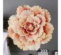 40/50/60/80cm Large artificial flowers Peony Wedding background Decorative flower branches silk flowers wall for home decoration-Orange-40cm