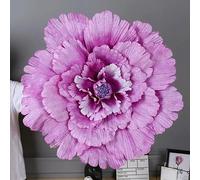 40/50/60/80cm Large artificial flowers Peony Wedding background Decorative flower branches silk flowers wall for home decoration-PURPLE-40cm