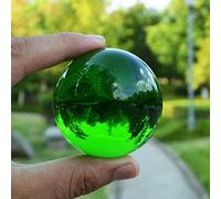 40/50/60MM Asia Rare Clear Multicolor K9 Crystal Ball Healing Magic Sphere Photography Props Living Room Decor Gifts,Green,60mm