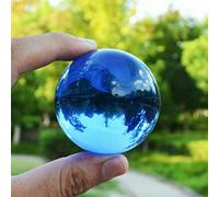 40/50/60MM Asia Rare Clear Multicolor K9 Crystal Ball Healing Magic Sphere Photography Props Living Room Decor Gifts,Blue,60mm