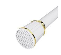 40-500cm Extendable Tension Rods For Curtains 40-500cm, 33mm No Drilling Shower Curtain Rod,Punch-free Curtain Rod, Tension Rods For Curtains For Bathroom, Window(White,50-75cm)