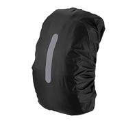 40-50L Waterproof Backpack Rain Cover, Non-Slip Backpack Cover with Vertical Reflective Strap Stay Dry for Hiking, Camping, Hunting, M, Black